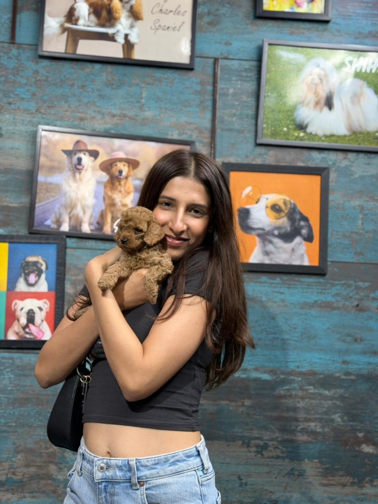 Sneha & Bruno with Toy Poodle